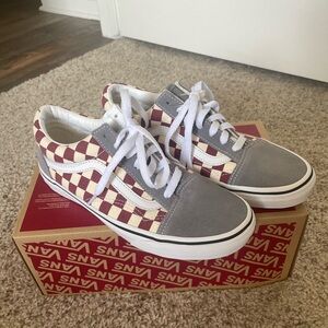 Checkered old skool Vans